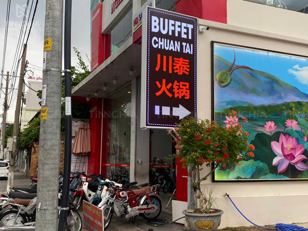 Thi công hộp đèn bình dương