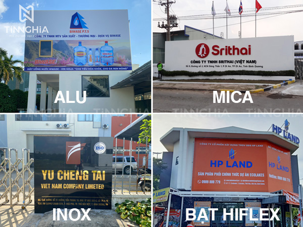 chất liệu làm bảng hiệu TPHCM