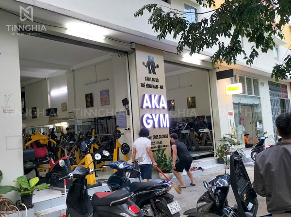 Làm bảng hiệu alu phòng gym Bình Dương