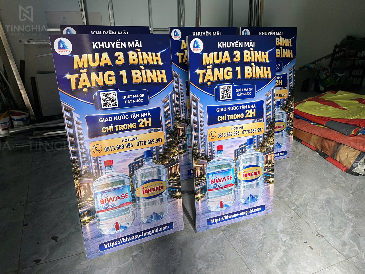 Bảng hiệu chữ A nổi bật tại Bình Dương