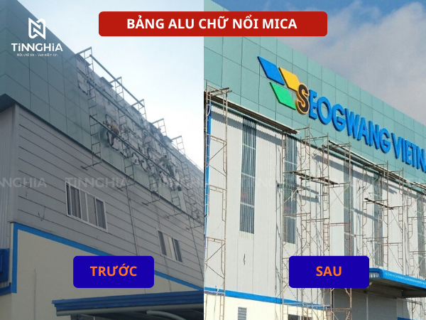 Những yếu tố tạo nên bảng hiệu alu chữ mica đẹp