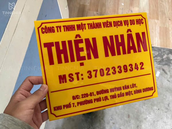 LÀM BẢNG MICA SỐ NHÀ BỀN ĐẸP