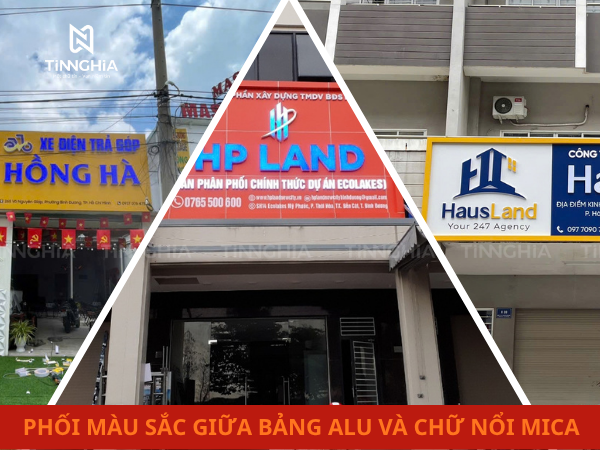 Những yếu tố tạo nên bảng hiệu alu chữ mica đẹp