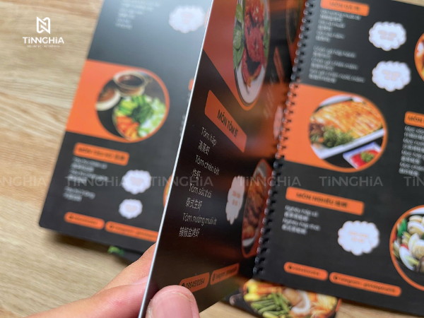 Menu PVC Chống Nước Phù Hợp Với Quán Ăn, Nhà Hàng