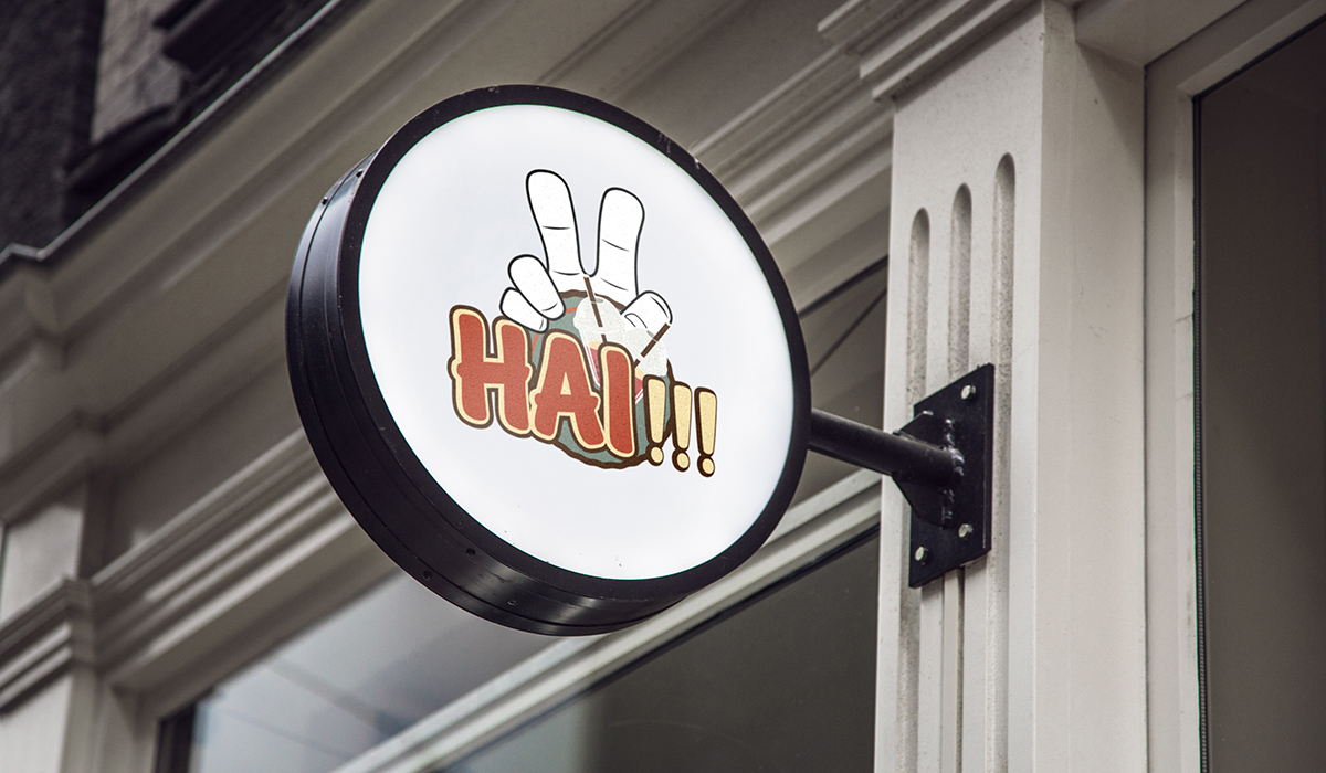 Hộp đèn mica hút nổi