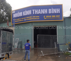 Bảng hiệu tôn sóng