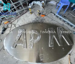 Gia công chữ nổi inox Dĩ An