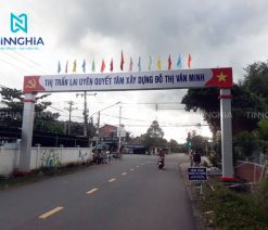 Cổng Chào Alu Chữ Mica