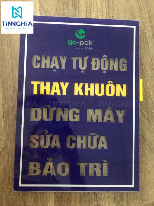 Biển chỉ dẫn công ty, phân xưởng