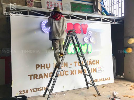 thi công bảng hiệu alu tại dĩ an