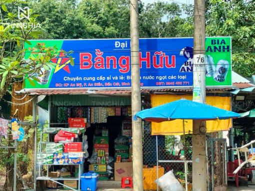 Biển hiệu bằng tôn Bàu Bàng