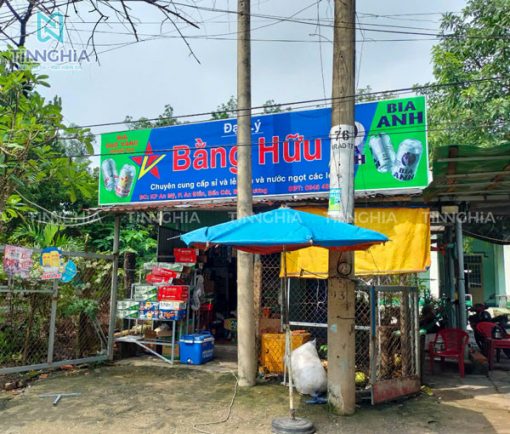 Biển hiệu bằng tôn Bàu Bàng