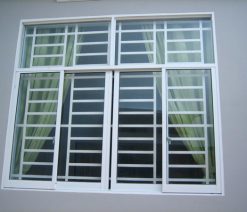 Vách ngăn văn phòng kính nhôm xingfa Bến Cát