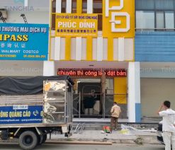 bảng đèn led quảng cáo bến cát