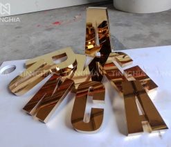 Chữ inox vàng Bình Dương