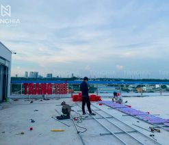 Gia công chữ nổi alu tân uyên