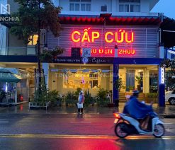 Làm bảng quảng cáo Bình Dương bằng tôn lam