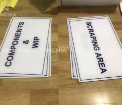 Làm biển hiệu mica Bàu Bàng