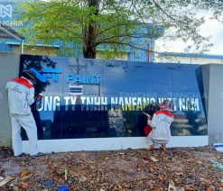 Chữ inox sơn theo yêu cầu