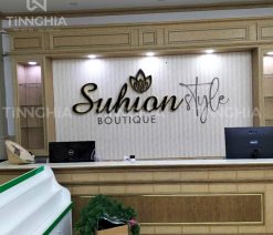 Logo chữ nổi gắn tường đẹp