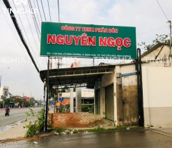 Làm biển công ty bằng alu Bình Dương