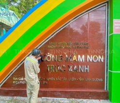 Biển hiệu chữ nổi inox Bàu Bàng