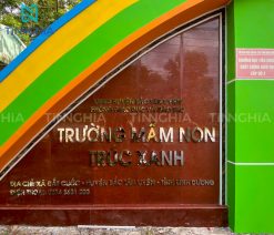 Làm bảng hiệu inox ở Bình Dương