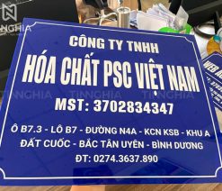 Bảng hiệu mica Bến Cát