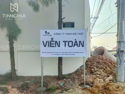 Thiết kế bảng hiệu công ty Bình Dương