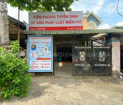 Biển bạt khung sắt Thủ Dầu Một