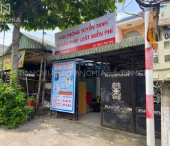 Biển bạt khung sắt Thủ Dầu Một