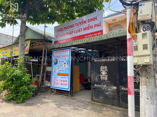 Biển bạt khung sắt Thủ Dầu Một