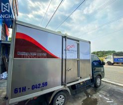 Dán decal xe tải Bình Dương