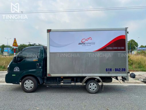 Dán decal xe tải Bình Dương