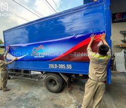 Dán decal xe tải Bình Dương