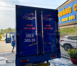Dán decal xe tải Bình Dương