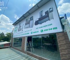 Biển khung sắt căng bạt giá rẻ