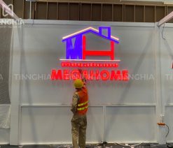 Làm chữ nổi mica led Bến Cát