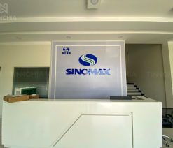 Bộ logo văn phòng bằng mica đẹp Bình Dương