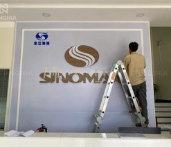 Chữ nổi trang trí văn phòng TPHCM