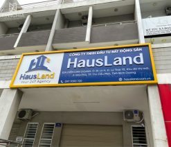 Biển quảng cáo bất động sản bằng alu