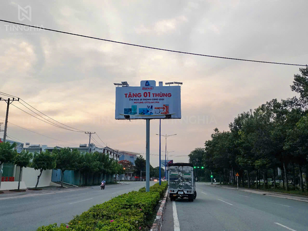 Làm pano ngoài trời công ty Biwase