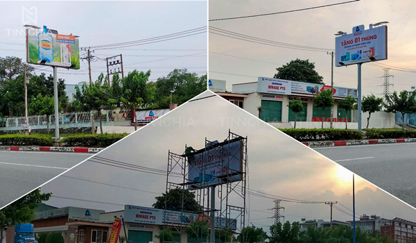 Làm pano ngoài trời công ty Biwase