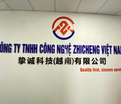 Logo chữ nổi gắn tường đẹp