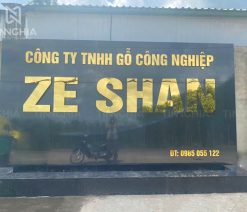 Làm biển hiệu công ty chữ inox TPHCM