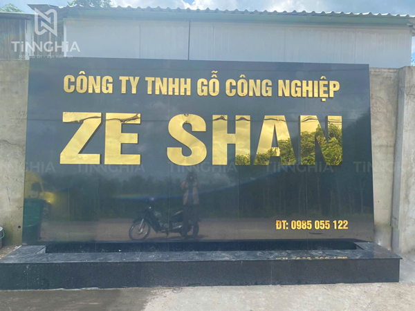 Làm biển hiệu công ty chữ inox TPHCM
