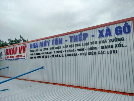 Báo giá chữ nổi mica TPHCM