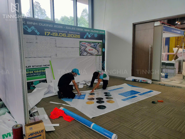 Thi công gian hàng triển lãm tiêu chuẩn giá tốt