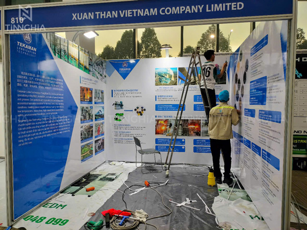 Thi công gian hàng triển lãm tiêu chuẩn giá tốt