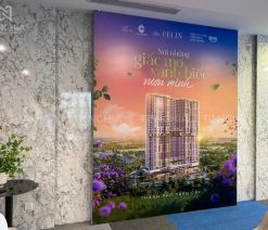 Hộp đèn bạt nhét cạnh không viền